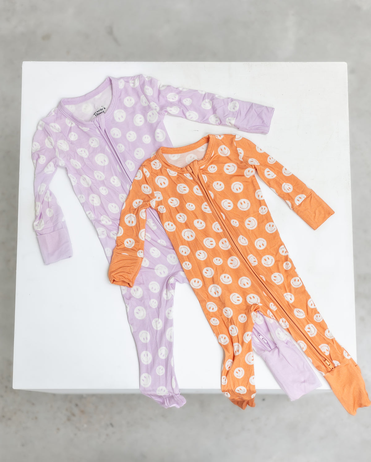 Happy Face Bamboo Romper