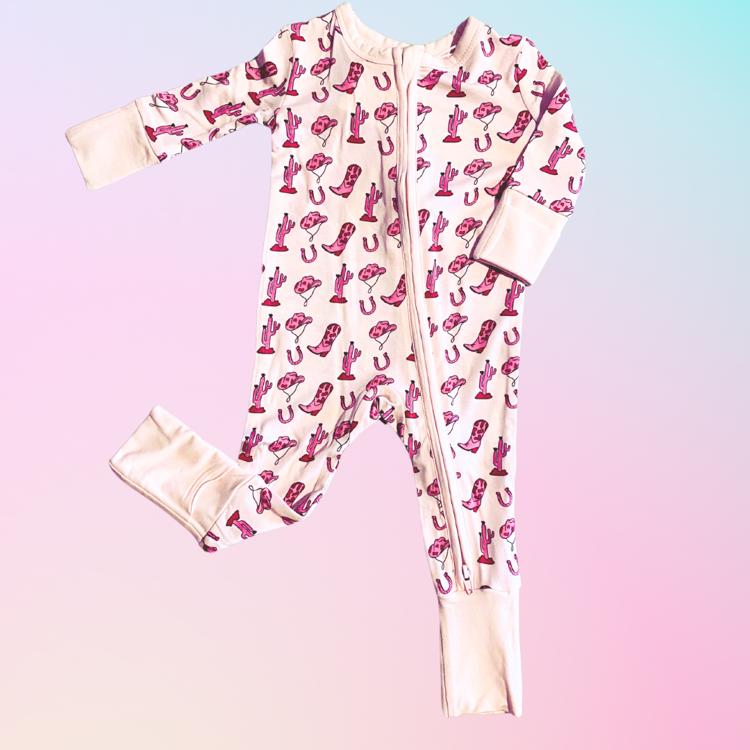 Rodeo Cowgirl Bamboo Romper