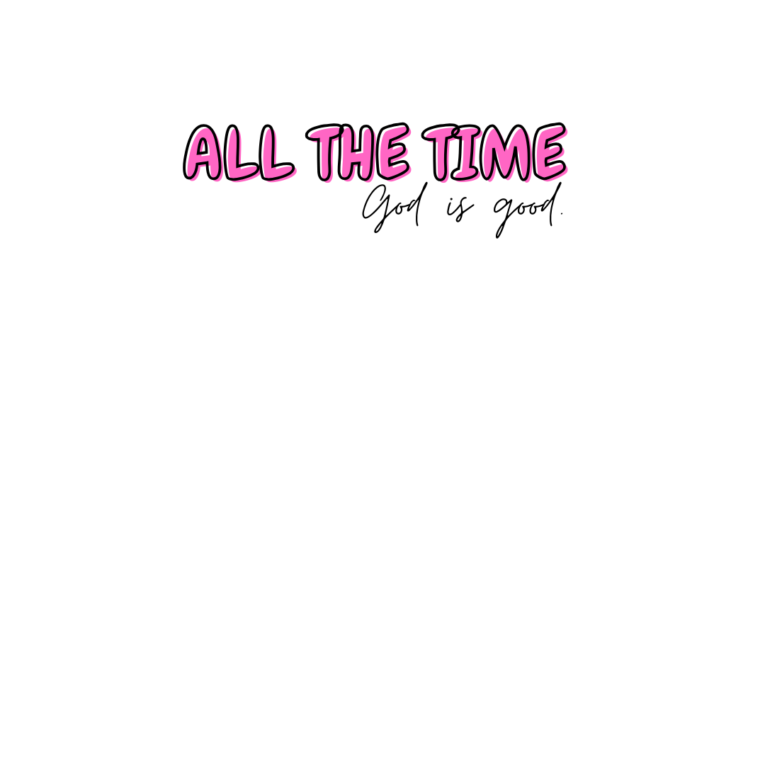 All the Time God is good - Sticker