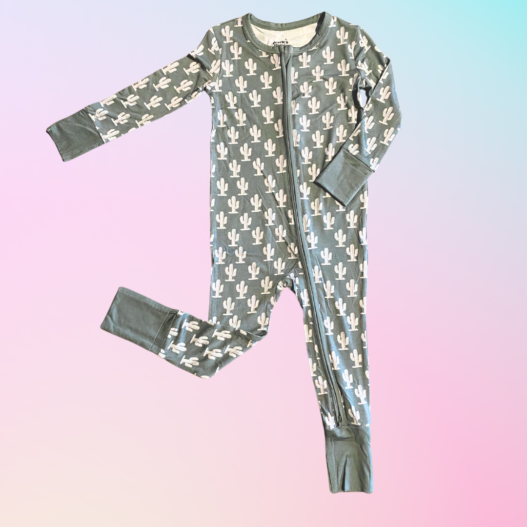 Desert Cactus Bamboo Romper