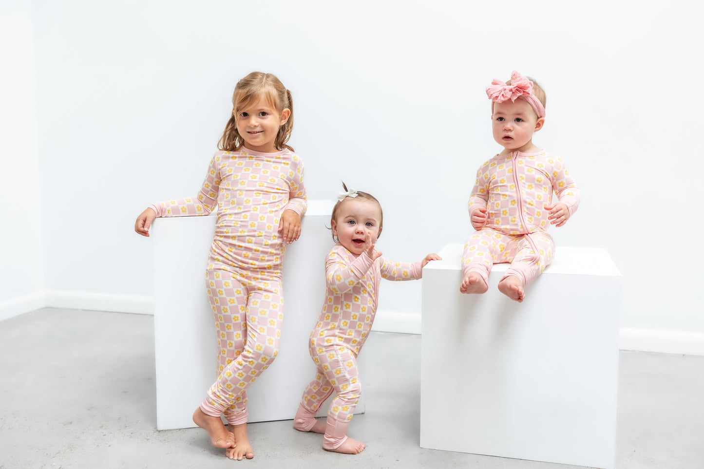 Pink Daisy 2-Piece Toddler Bamboo Set