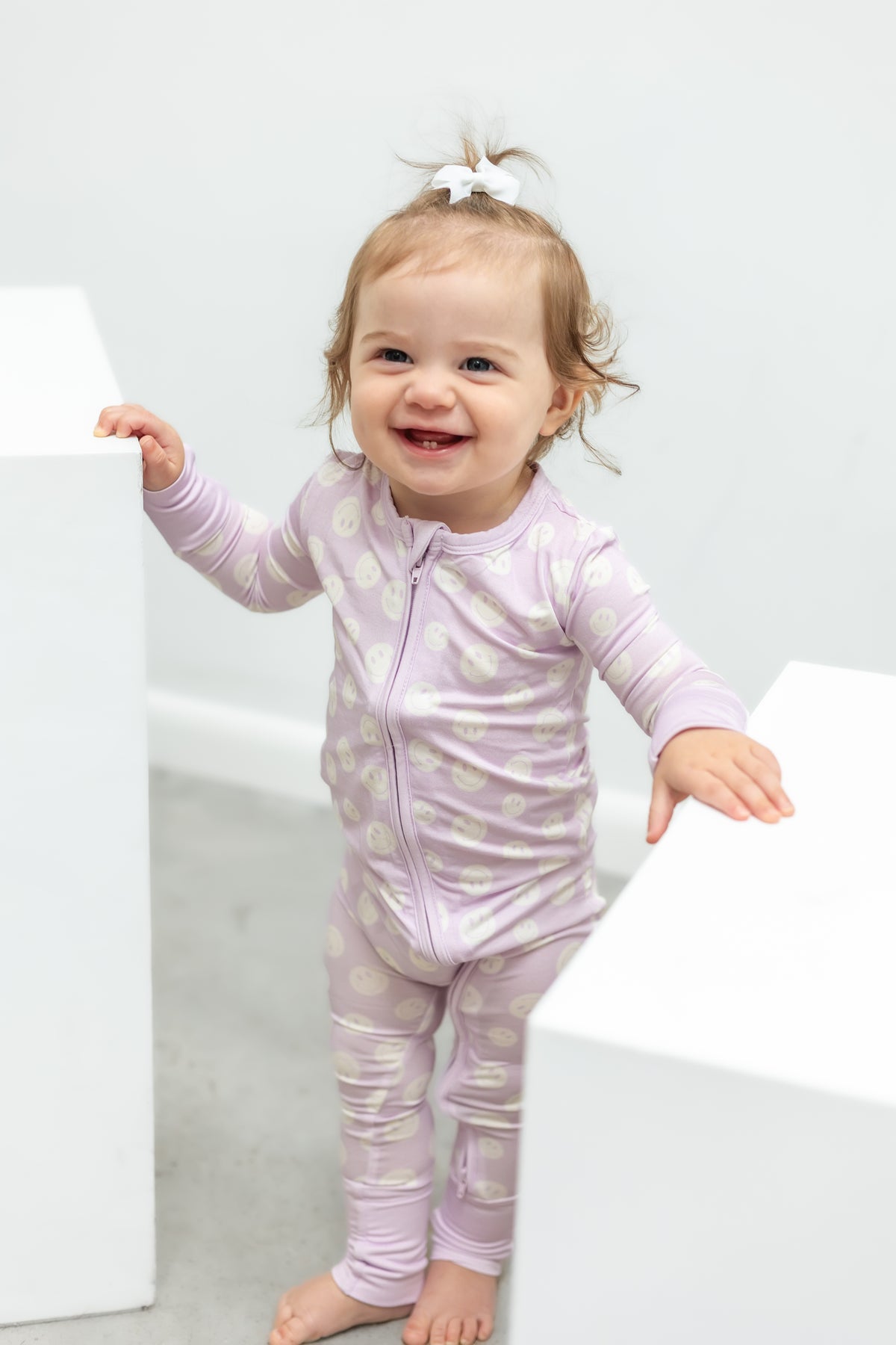 Happy Face Bamboo Romper