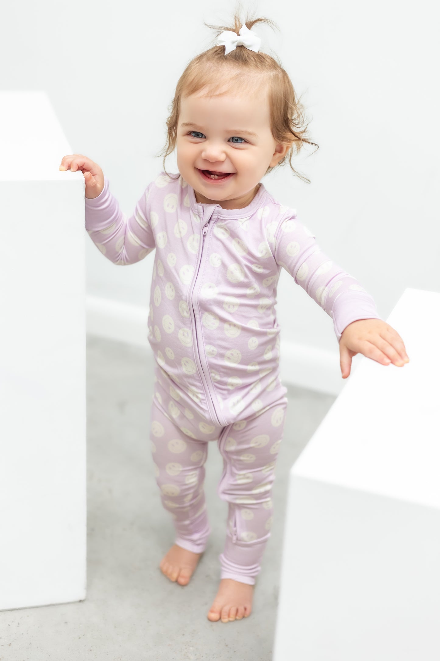 Smiley Bamboo Romper