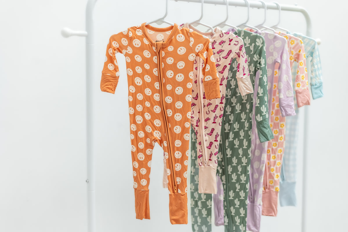 Happy Face Bamboo Romper