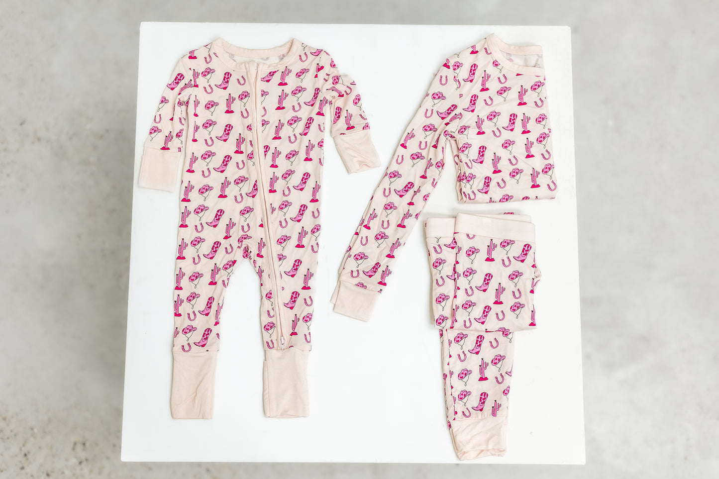 Rodeo Cowgirl 2-Piece Toddler Bamboo Set