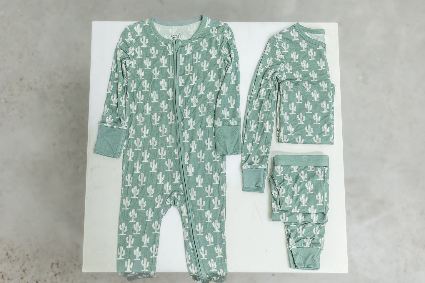 Desert Cactus 2-Piece Toddler Bamboo Set