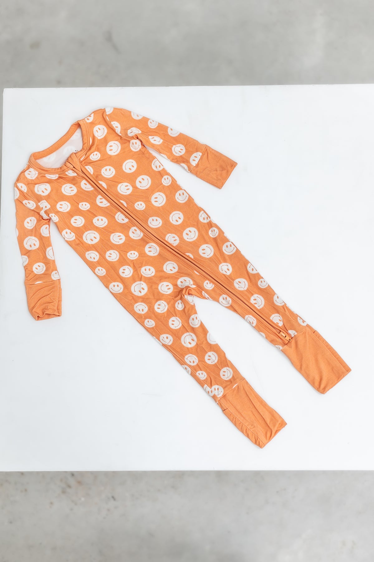 Happy Face Bamboo Romper