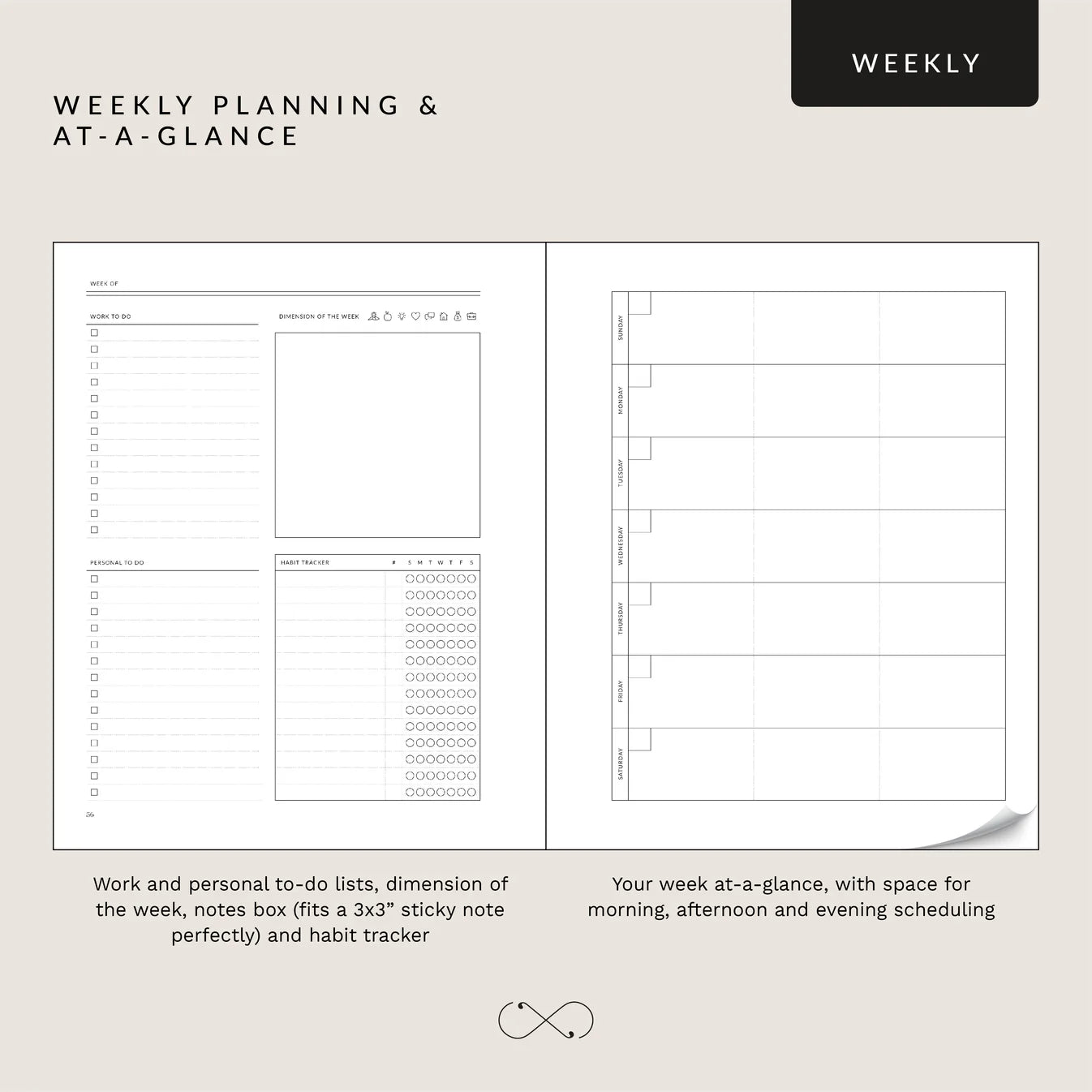 16-Week Undated Daily Wellness Planner