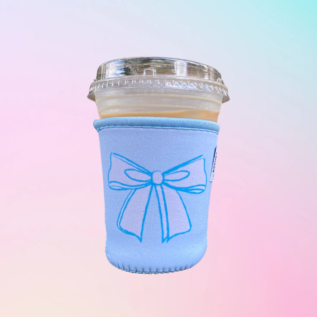 Bow Iced Coffee Coozie