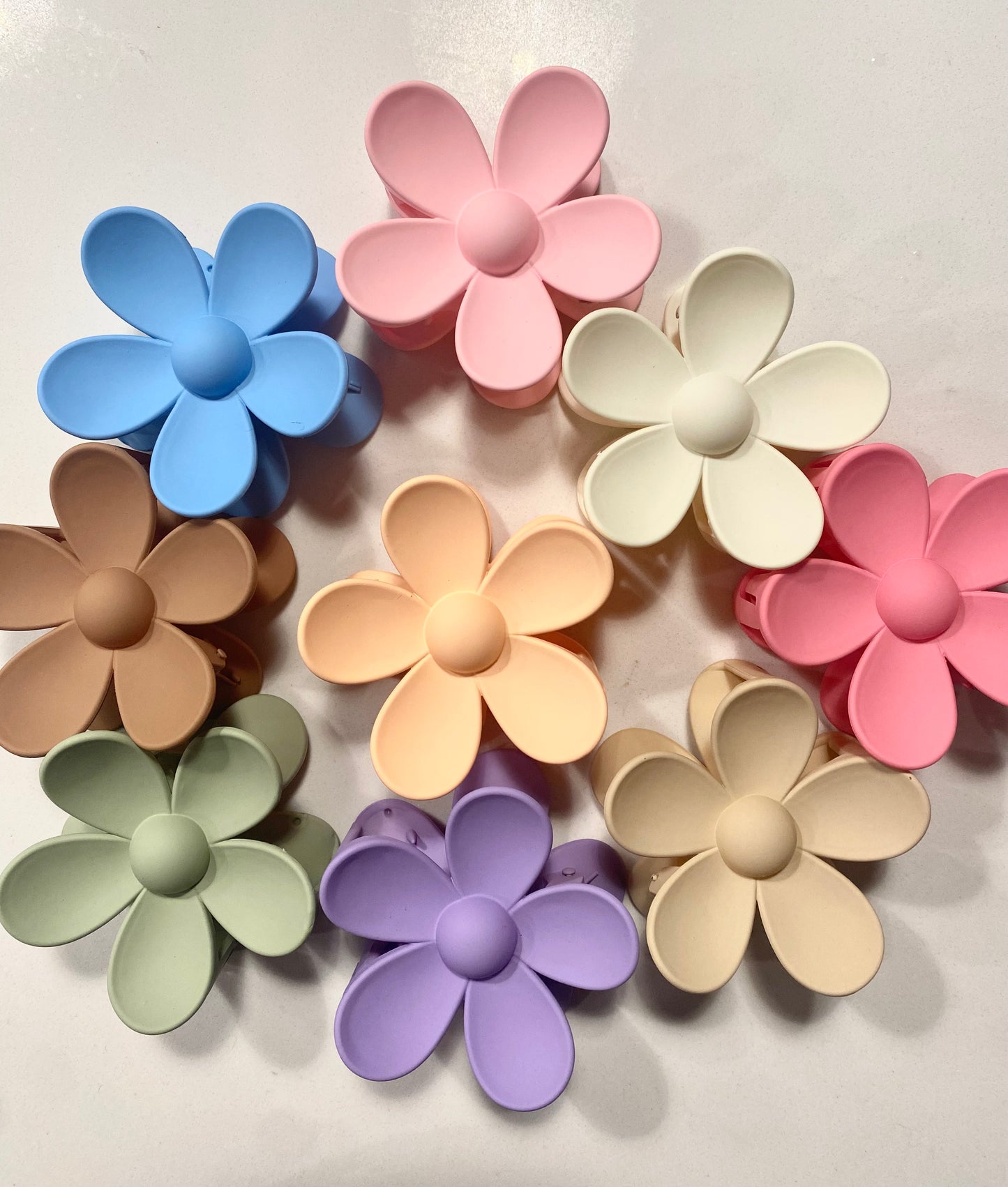 Flower Claw Clips